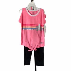 🛍️Girls Marika Legging, Top and Headband NWT active🛍️
